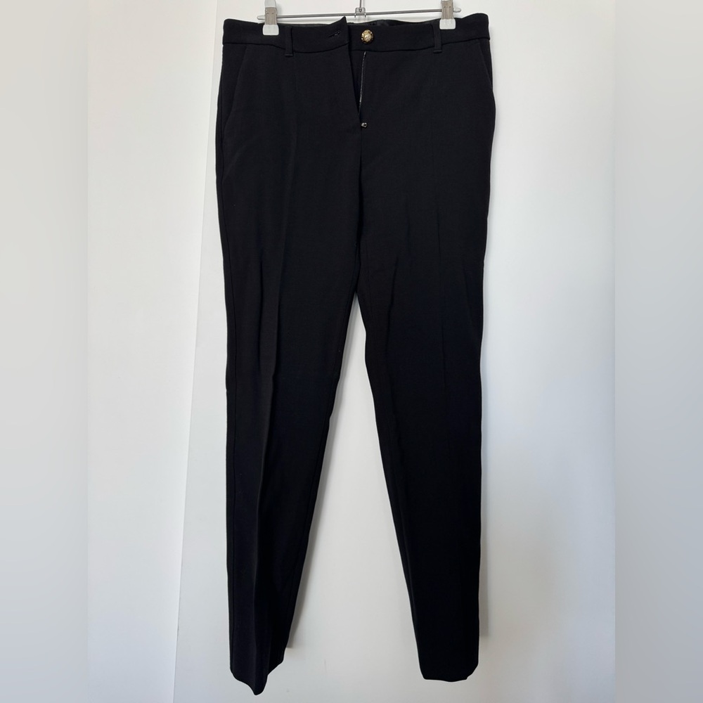 Dolce & Gabbana Authentic Wool Black Dress Pants